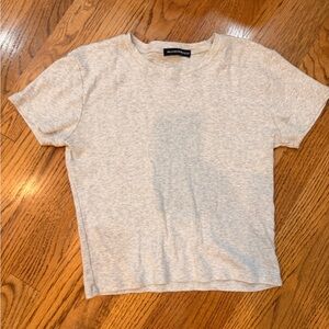 Brandy Melville Light Gray Tee